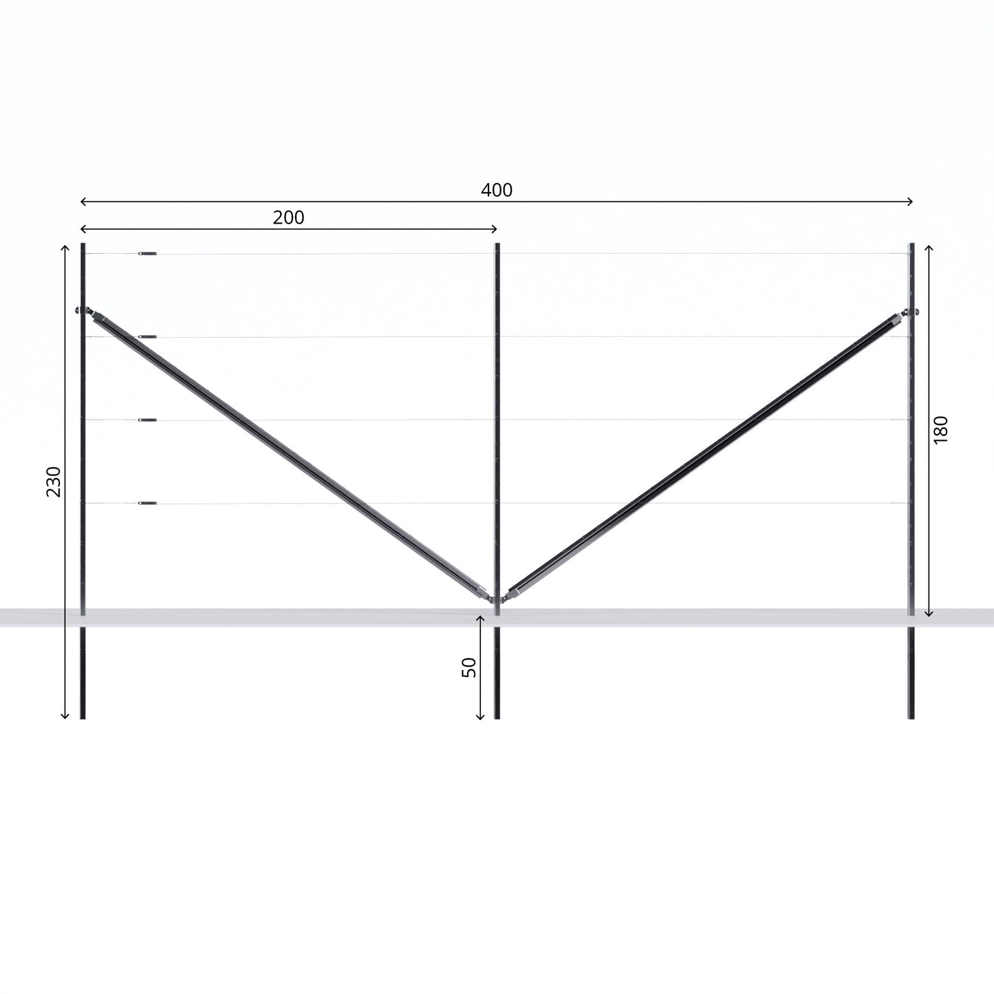 Kiwiri RANKI™ – Trellis for climbing plants